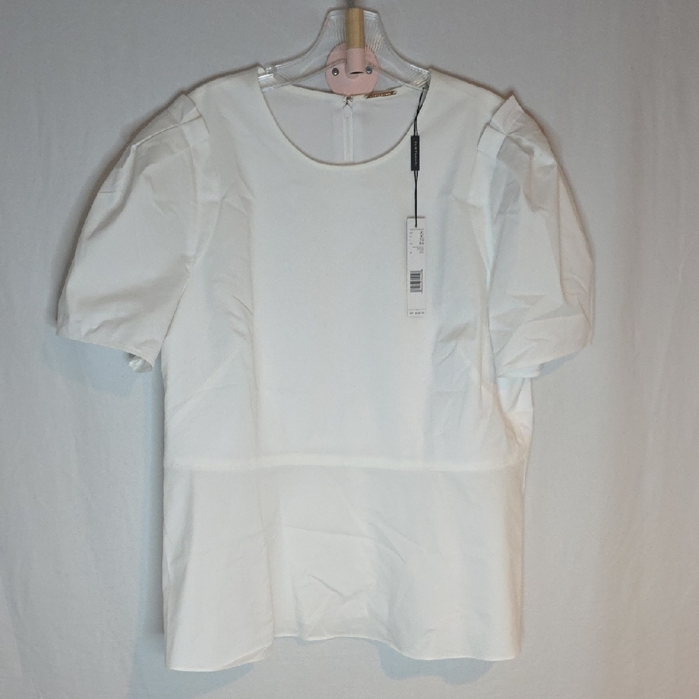Elie Tahari Elegant White Blouse